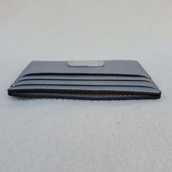 NWOT Michael Kors Gray Saffiano Leather Card Case - Picture 8 of 8